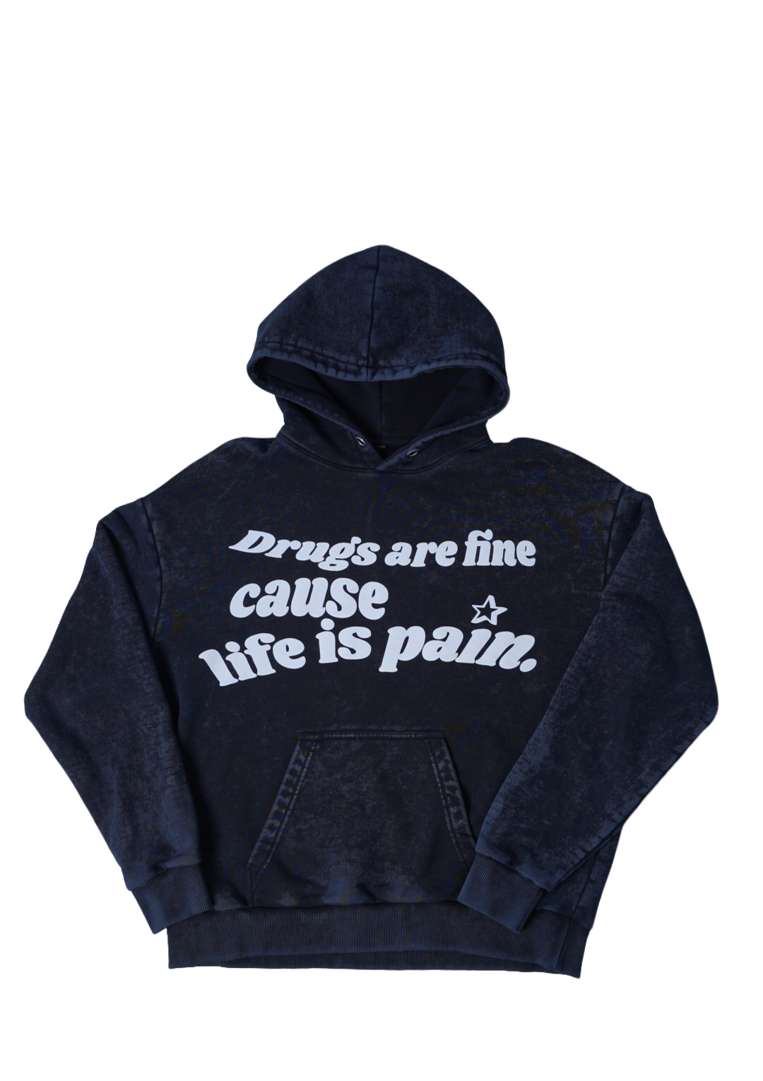 ACID DRUGS ARE FINE WASHED HOODIE