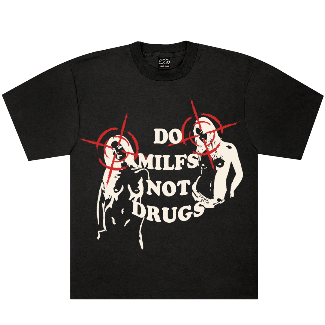 ACID MILF TEE BLACK
